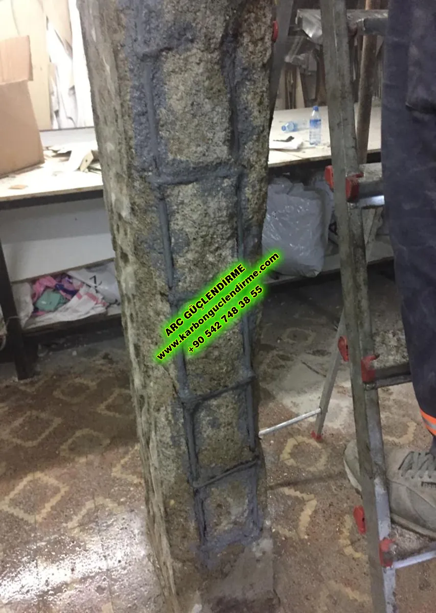 Yıldıztepe Teras frp lif güçlendirme sistemleri