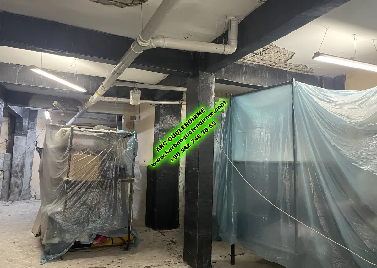 Yeşilköy Perde Beton frp keçe kaplama sistemleri