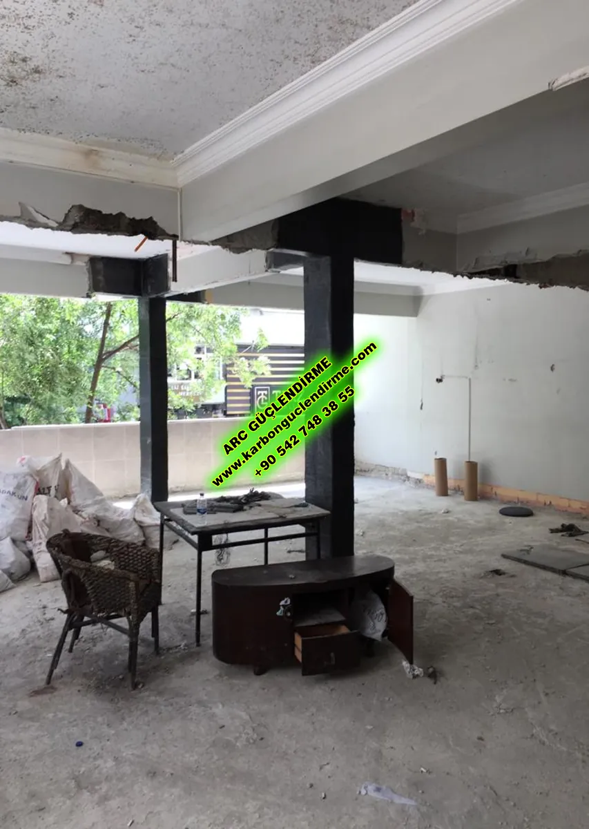 Dörtdivan Betonarme ev karbon güçlendirme bedeli