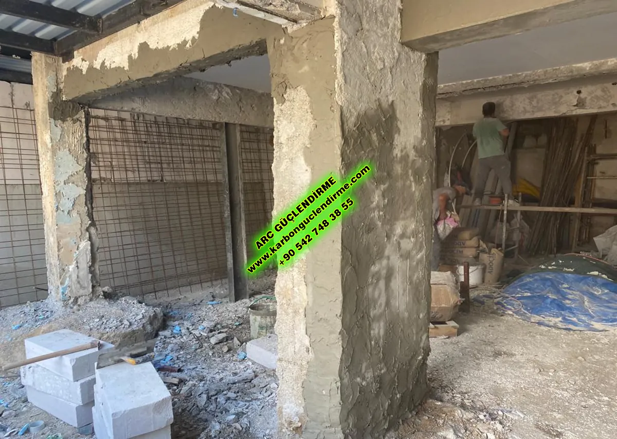 Mengen Taşıyıcı kolon güçlendirme