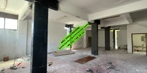 Ayvacık Çelik plakalarla kiriş onarımı
