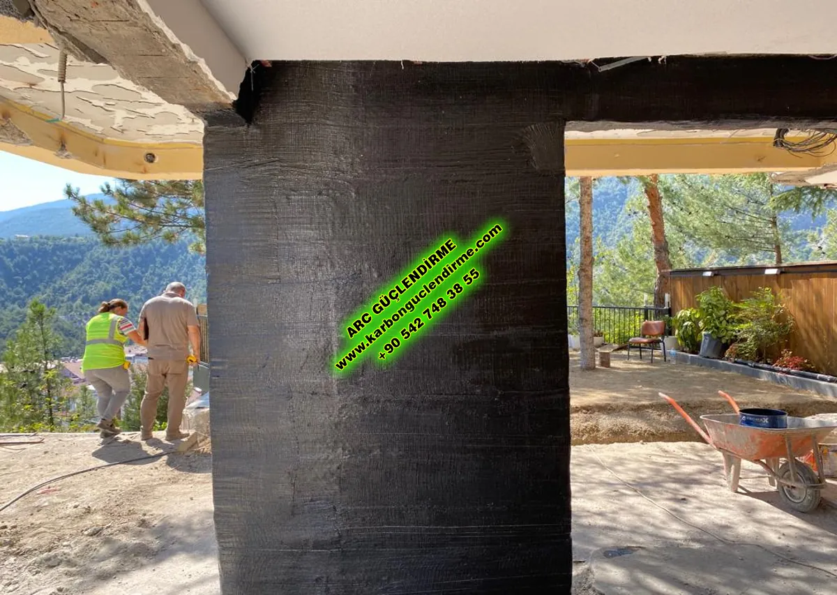 Çobançeşme Zemin carbon kumaş güçlendirme