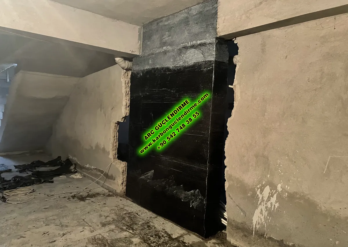 Sarılar Kolon onarımı için fiber takviyeli epoksi reçineler