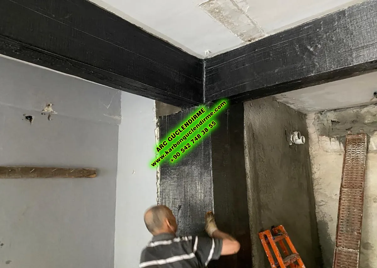 Diyarbakır Karbon kumaş kiriş güçlendirme