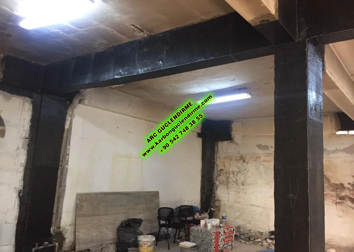 Diyarbakır Karbon kumaş kiriş güçlendirme