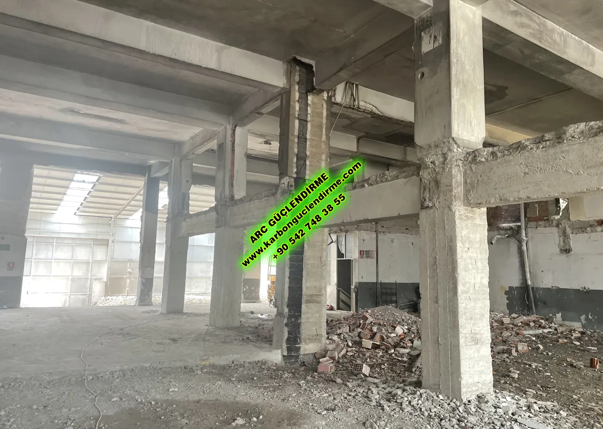 Babaeski Karbon lif bina güçlendirme