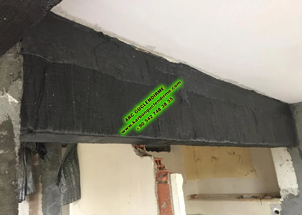 Kaman Carbon lif Perde Beton güçlendirme malzemesi