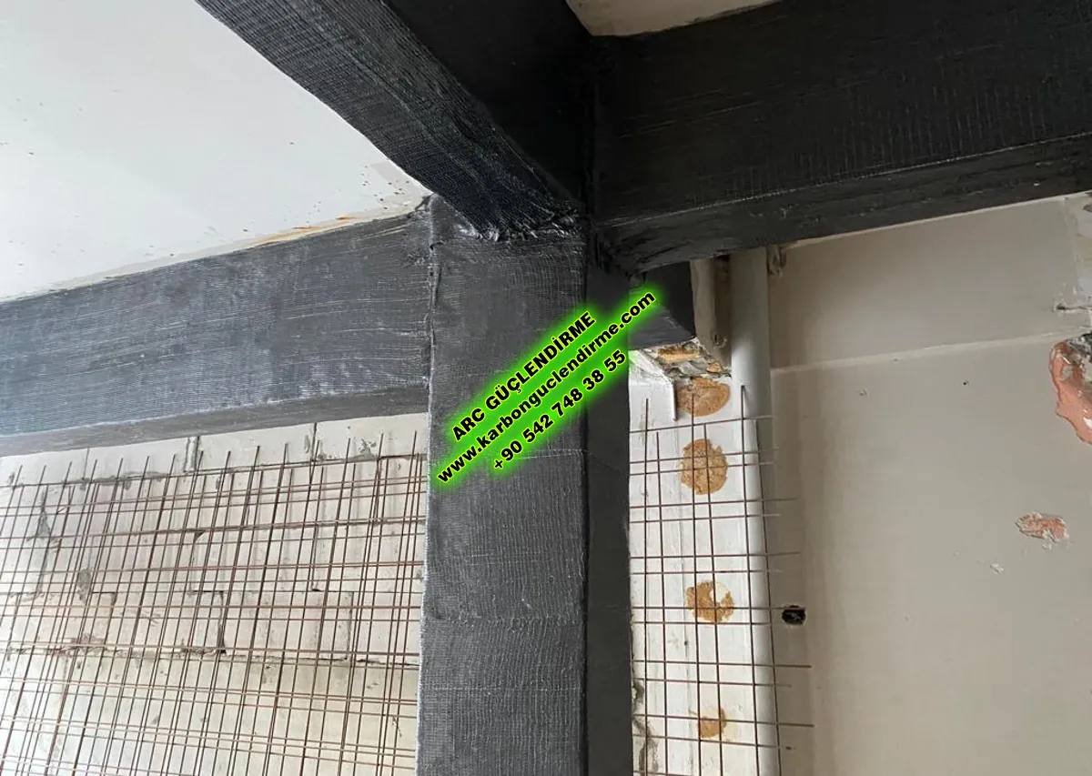 Gülensu Perde Beton frp elyaf kaplama sistemleri
