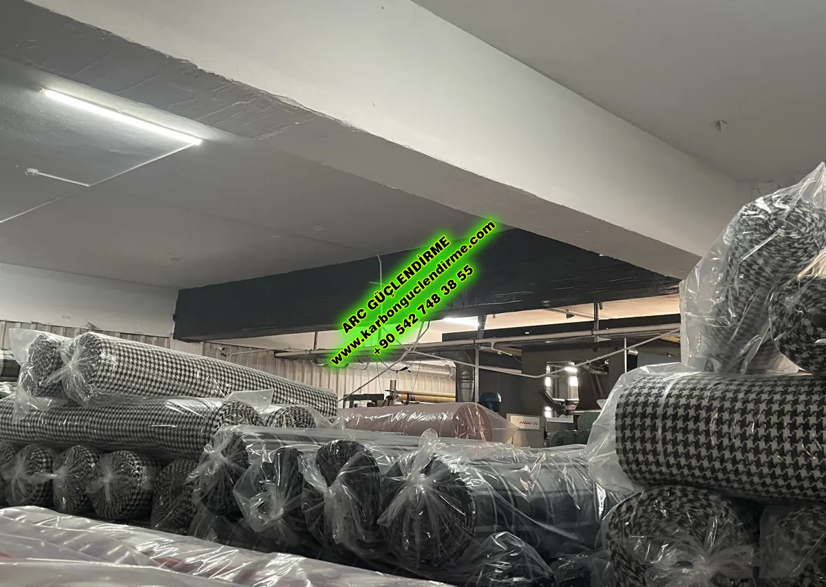 Seydikemer Yapısal iyileştirme için sürekli karbon fiber şerit takviyeleri