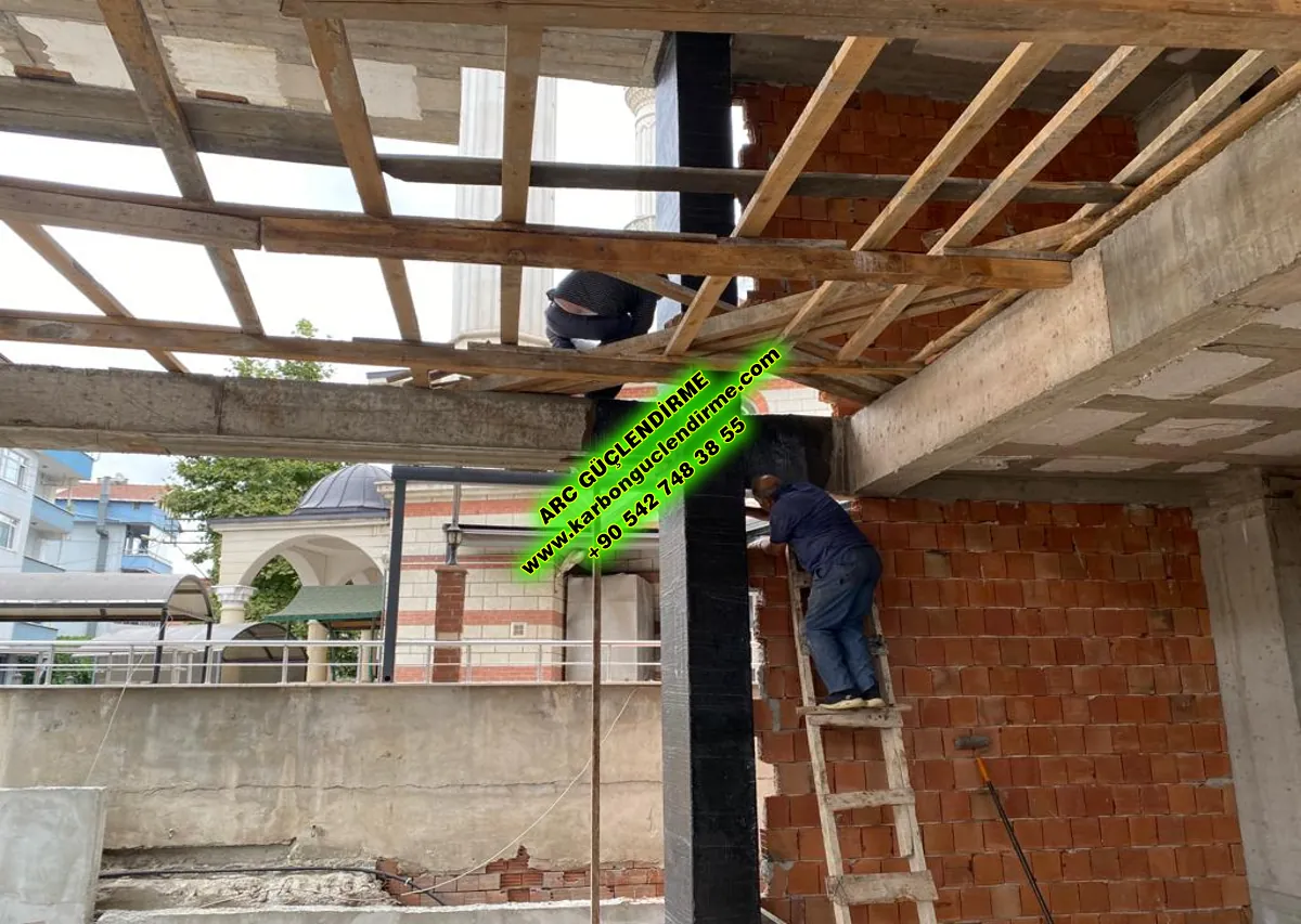 Bahçe Perde Beton karbon keçe kaplama firması