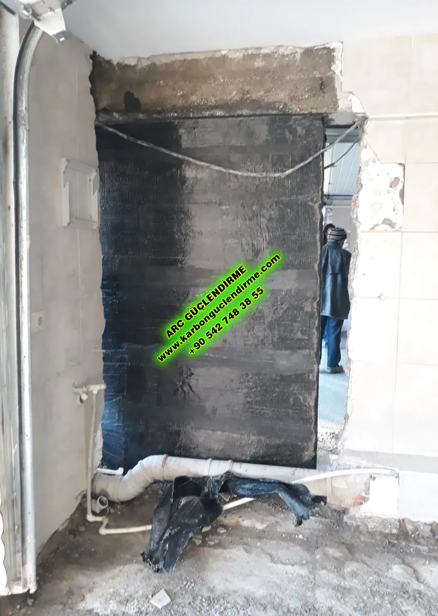 Mimarsinan Karbon elyaf teras kaplama