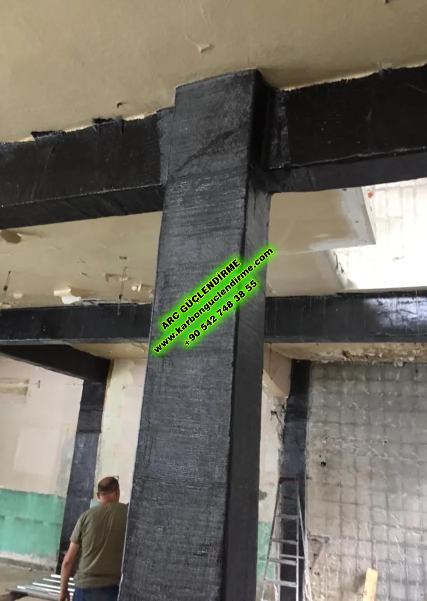 Değirmenköy Fevzipaşa Bina karbon lif kaplama malzemesi