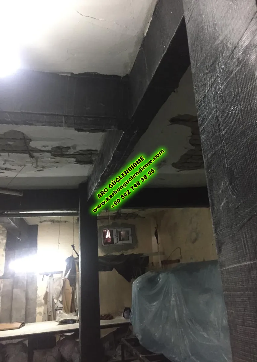 Zile karbon fiber güçlendirme süreci