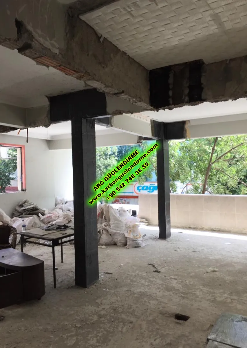 Barbaros Karbon lif epoksi güçlendirme ustası